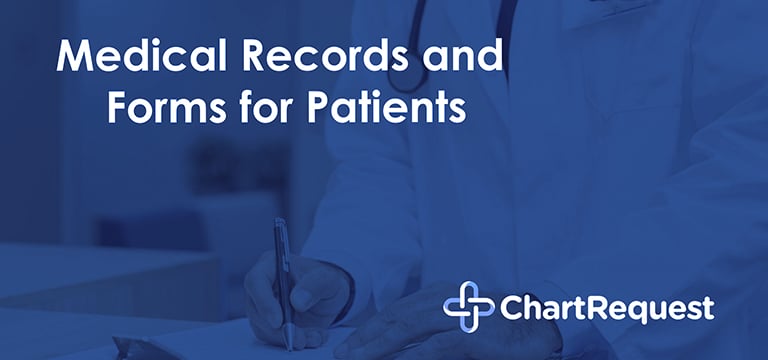 Doctor signing a medical form